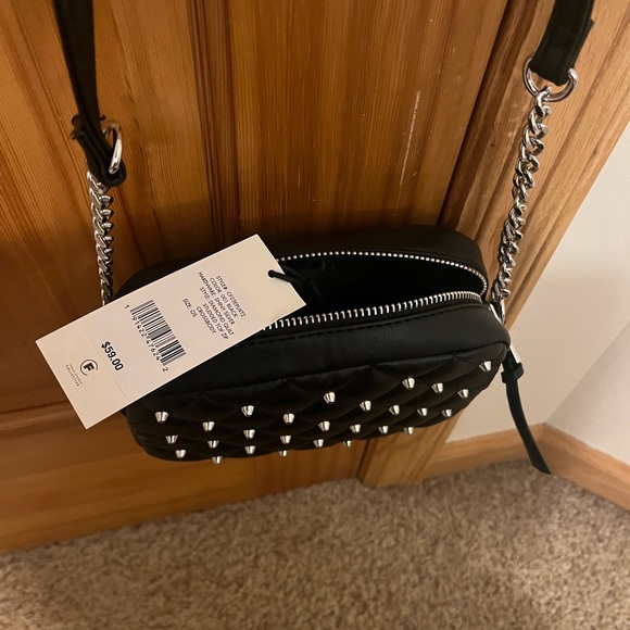 Rebecca Minkoff- NWT black crossbody with studs - Picture 7 of 7